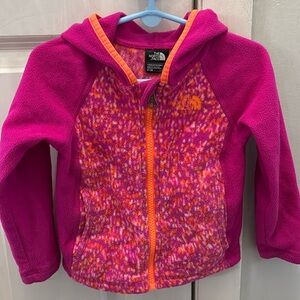 Toddler girls North Face fleece